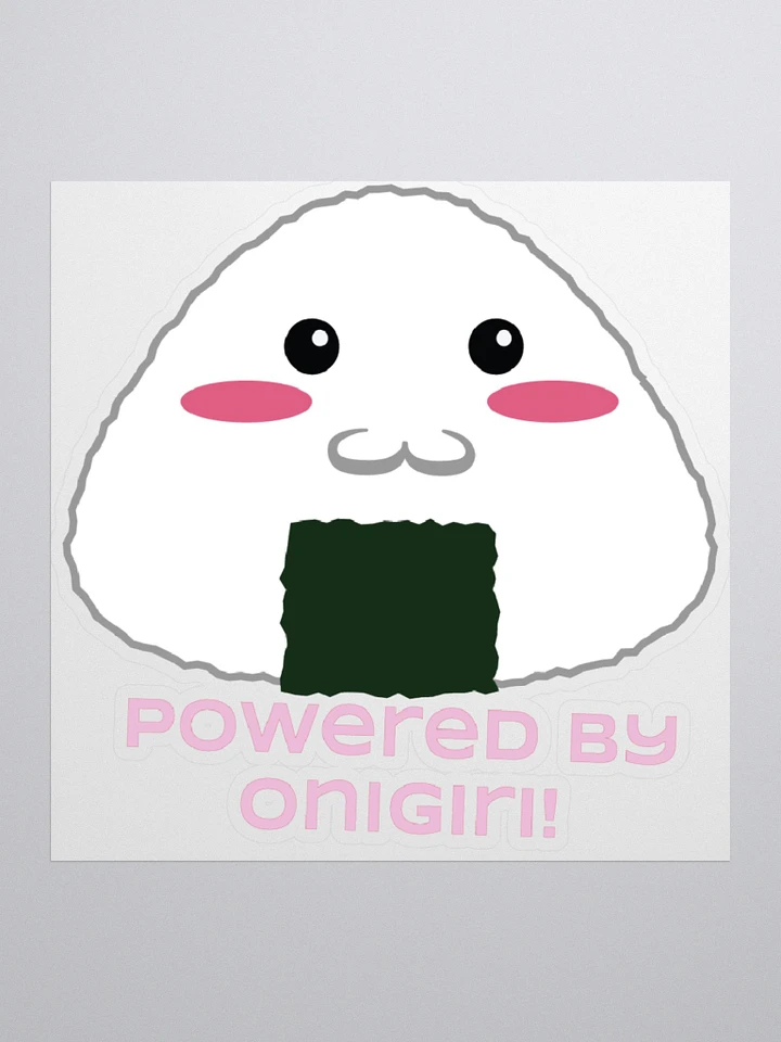Powered by Onigiri! sticker product image (1)