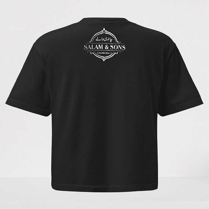 SALAM & SONS CHANDIWALE Official Women's Heavyweight Boxy T-Shirt product image (2)