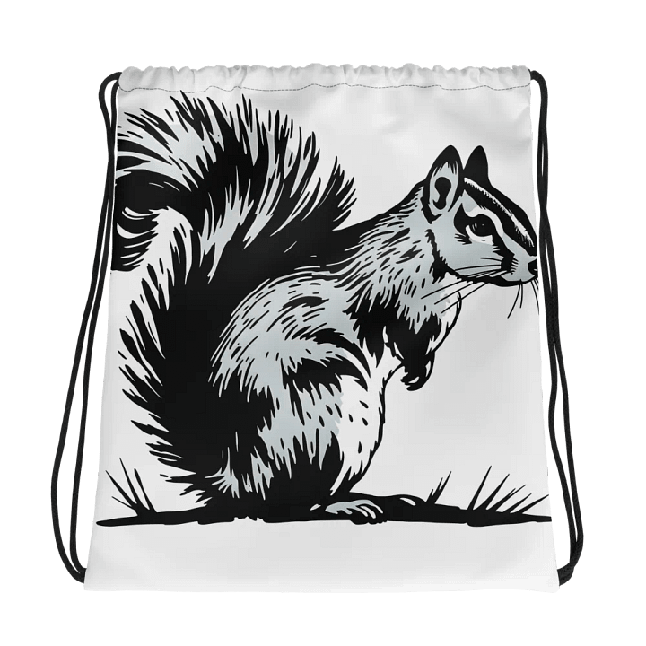 Squirrel Style All-Over Drawstring Bag product image (1)