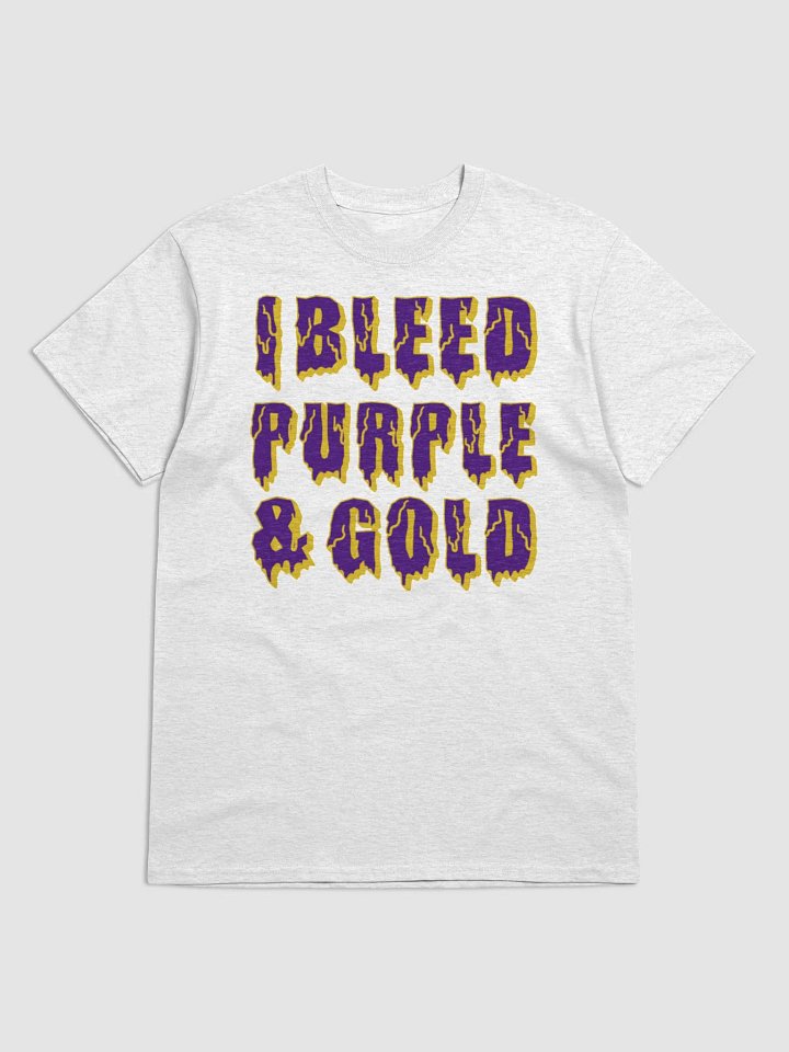 I BLEED PURPLE AND GOLD T-SHIRT product image (1)
