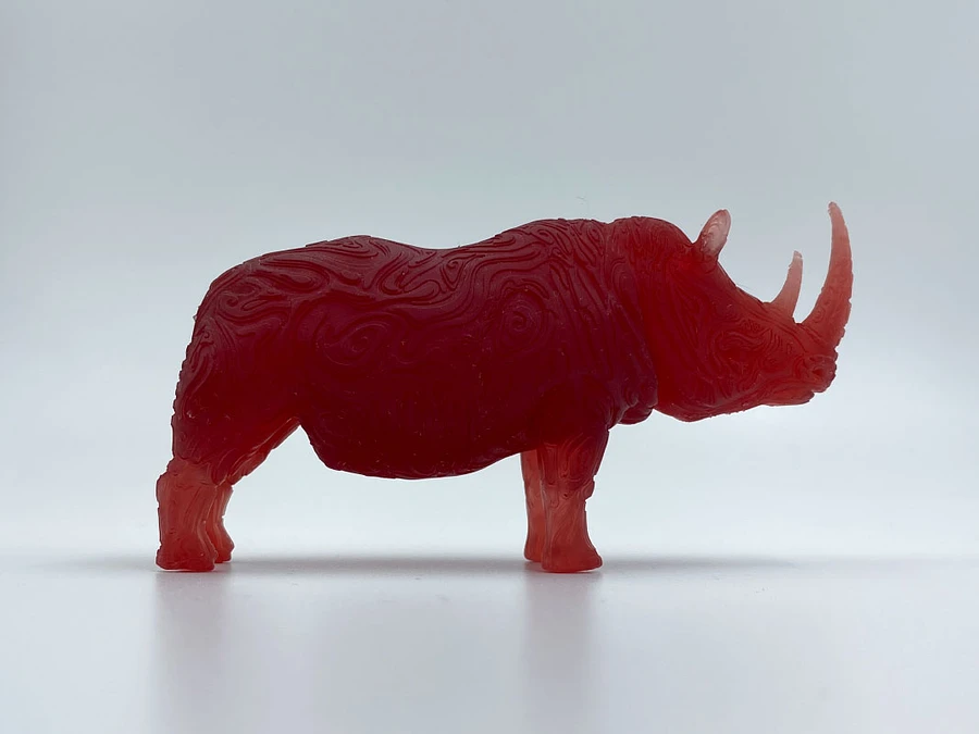 Rhino Morphogenesis- Cherry Red Gummy Rhino product image (2)