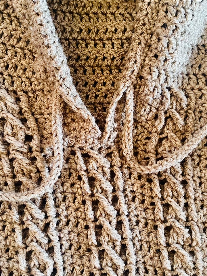 Crochet Hooded Sweater for Men Written Pattern product image (2)