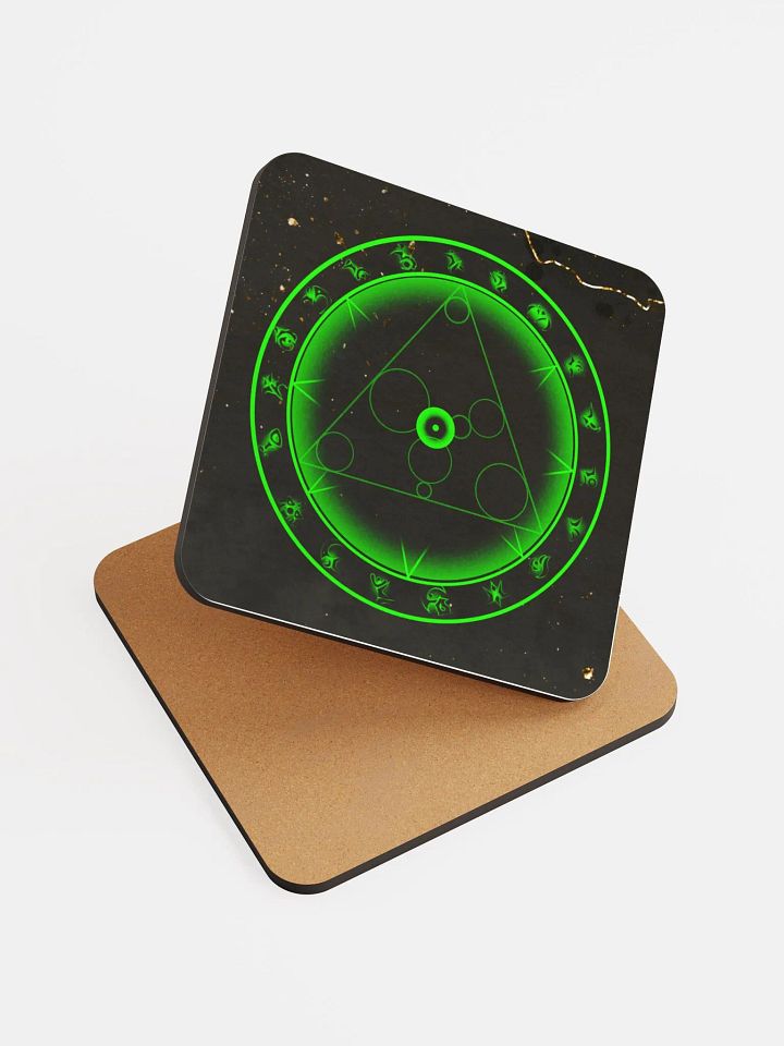 Jedith: Metamorphosis Glossed Cork Coaster product image (1)