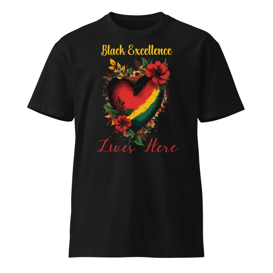 Black Excellence Lives Here Unisex Tee product image (1)
