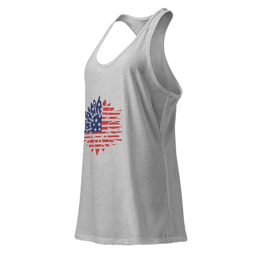 Patriotic Sunflower Racerback Tank product image (7)