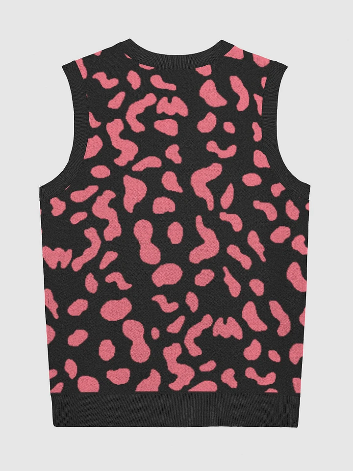 PINK & BLACK KNITTED VEST product image (6)