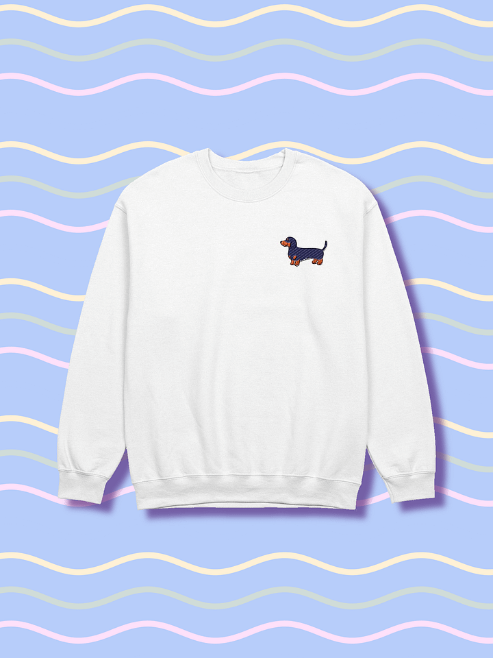 Black and Tan Dachshund Cartoon Crewneck product image (1)