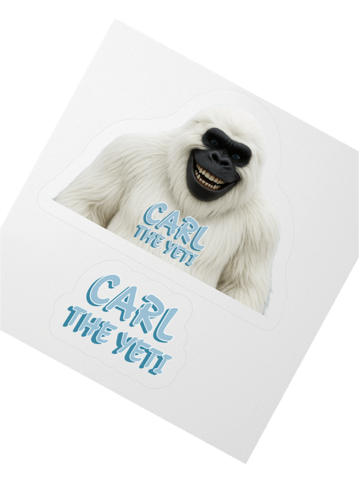 Carl the Yeti Kiss Cut Stickers product image (3)