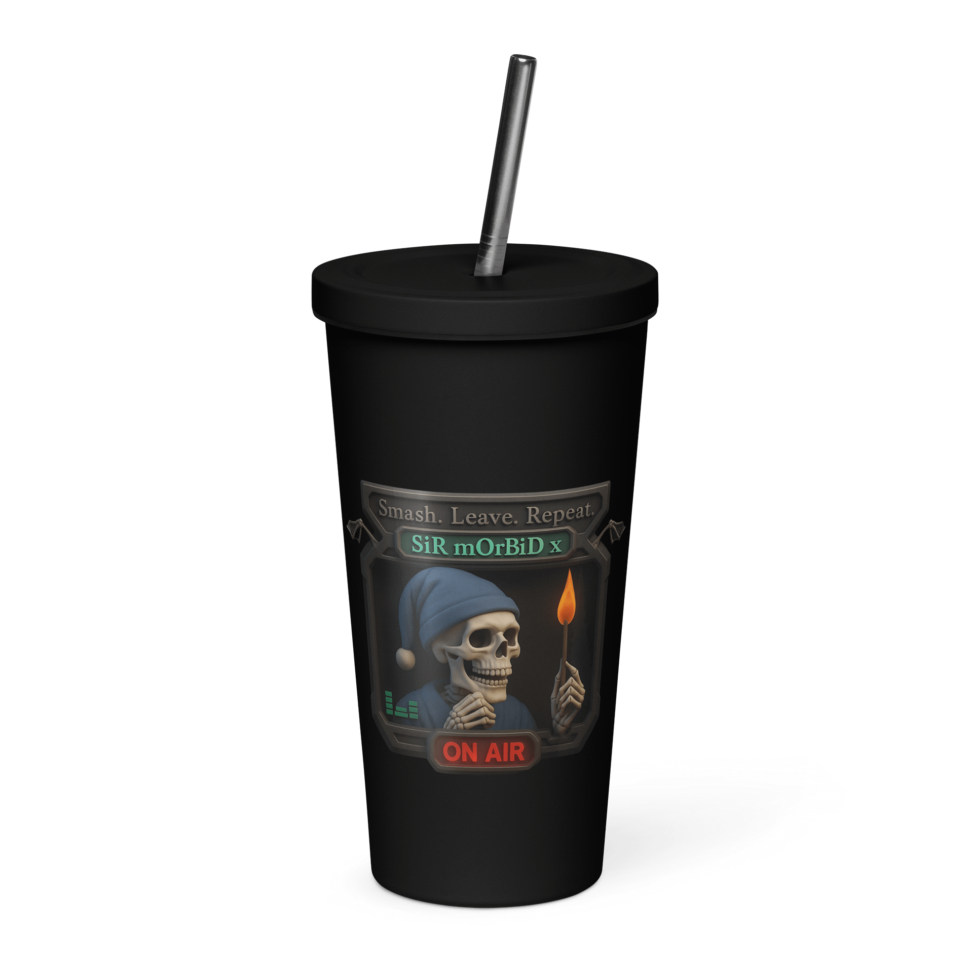 SiR mOrBiD x Insulated 20 oz Tumbler with Straw product image (1)