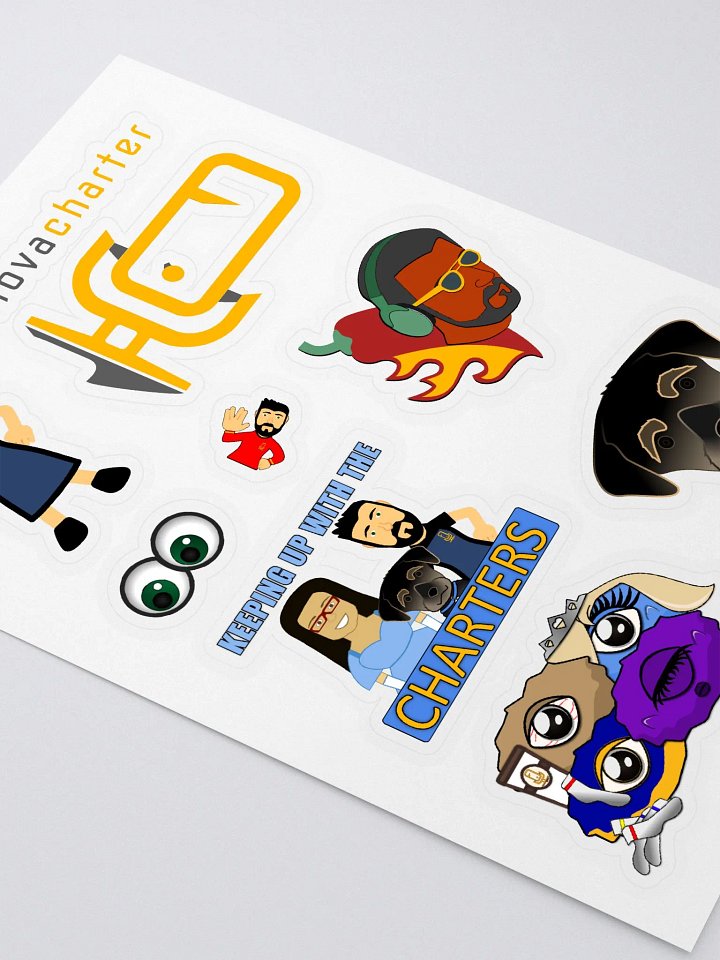 Novacharter Sticker Sheet product image (2)