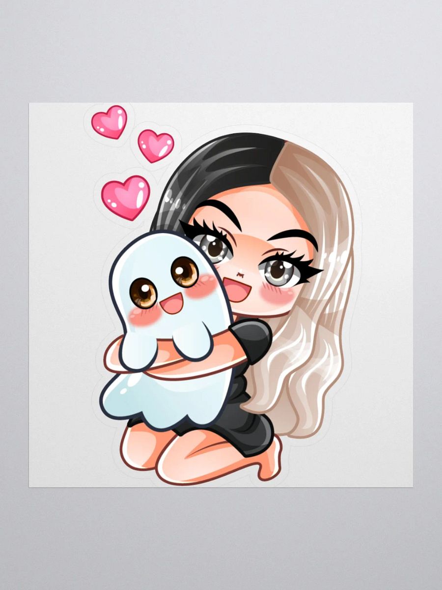 gh0st girl logo sticker product image (2)