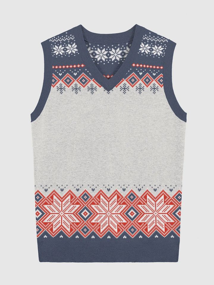 Cosmic Knit Visions V-Neck Vest product image (5)