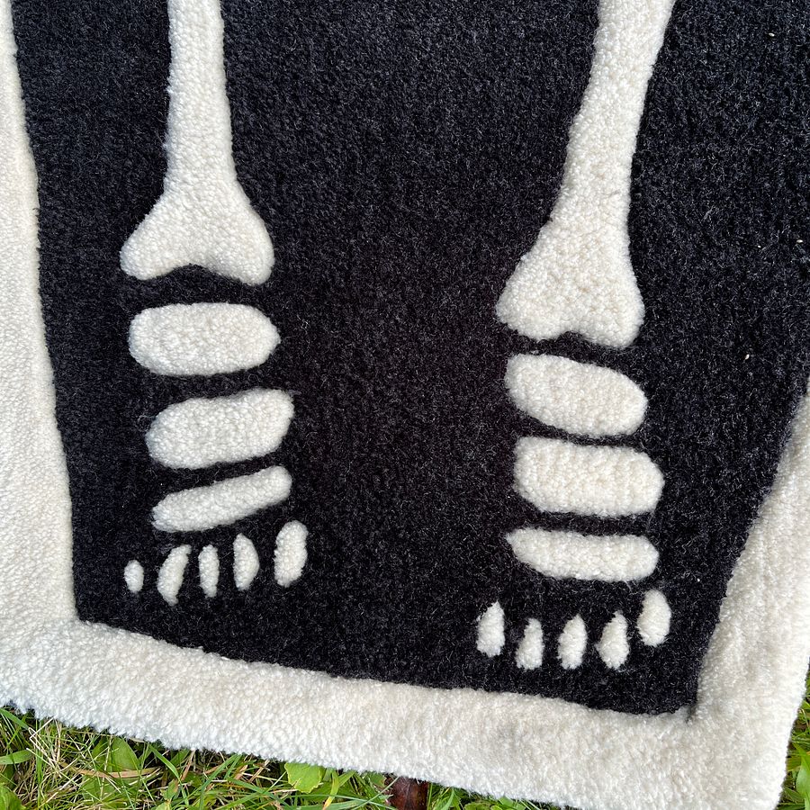 Full Skeleton Coffin Rug product image (5)