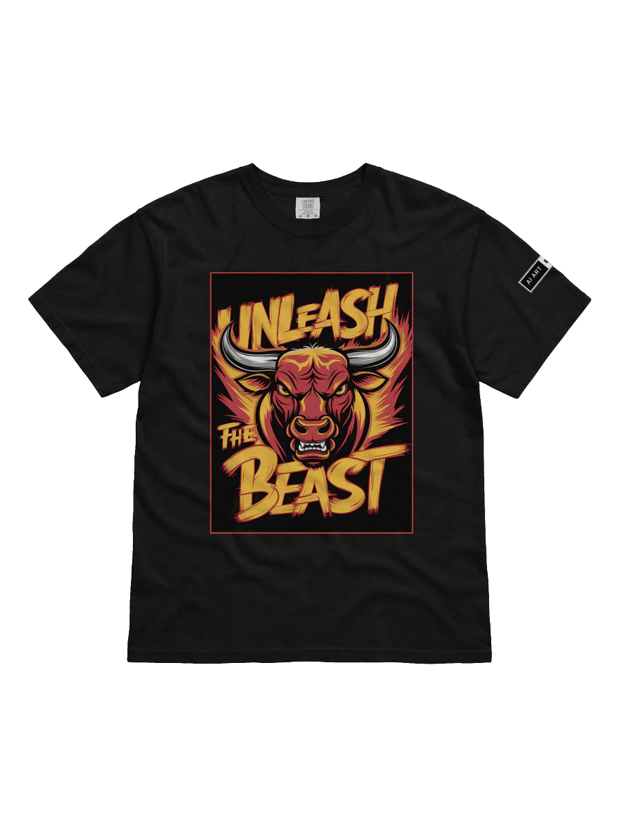 "UNLEASH THE BEAST" 100% cotton T-shirt product image (2)