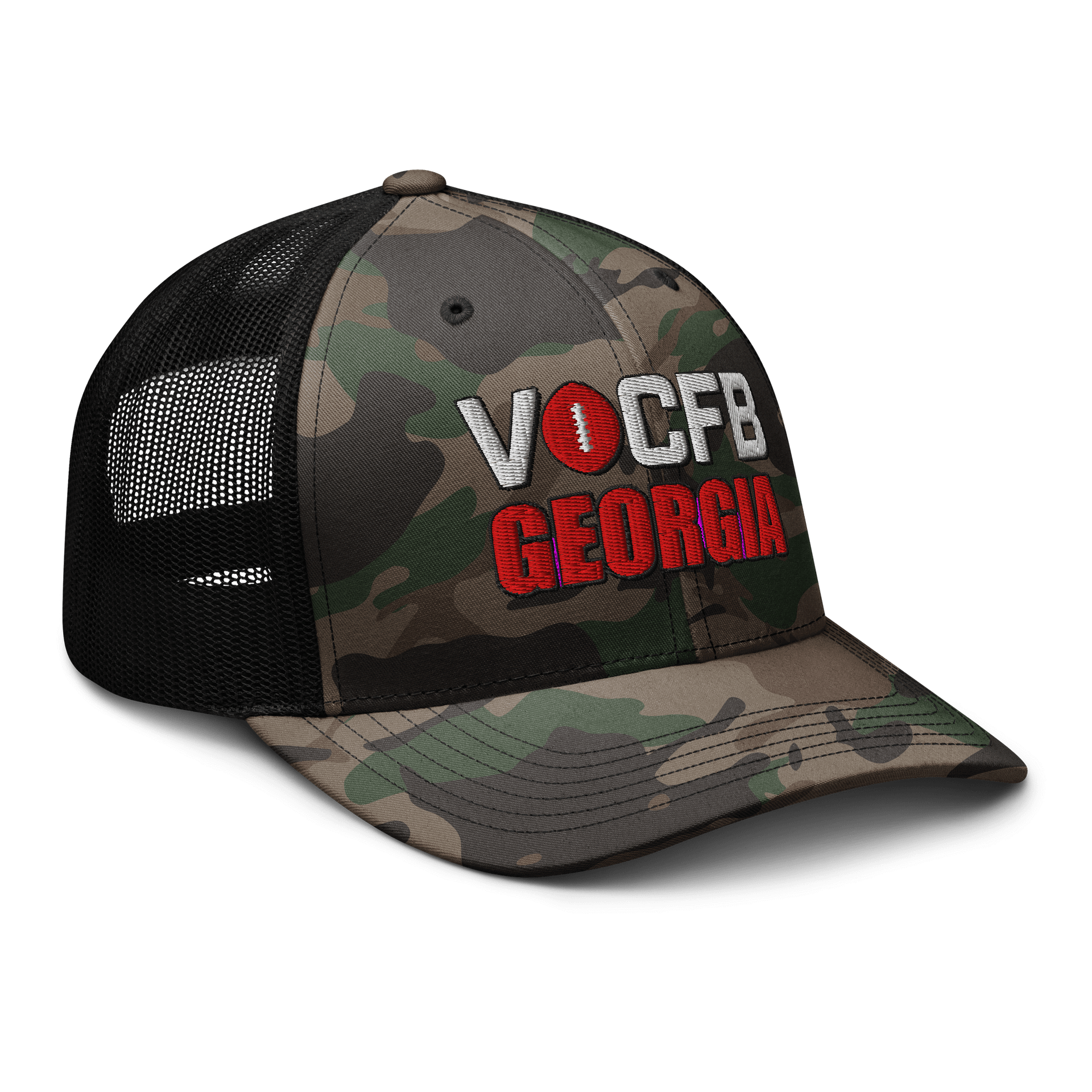 Georgia VOCFB Camo Trucker Hat product image (8)