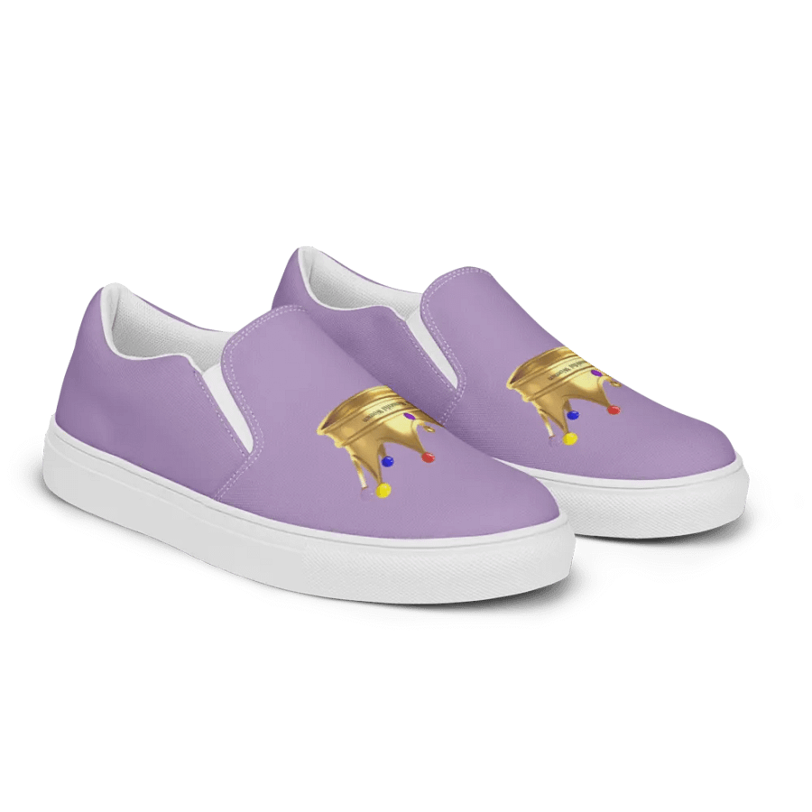 Queendom Beautiful Women Crown Canvas Shoes /Lavender (TM) product image (4)