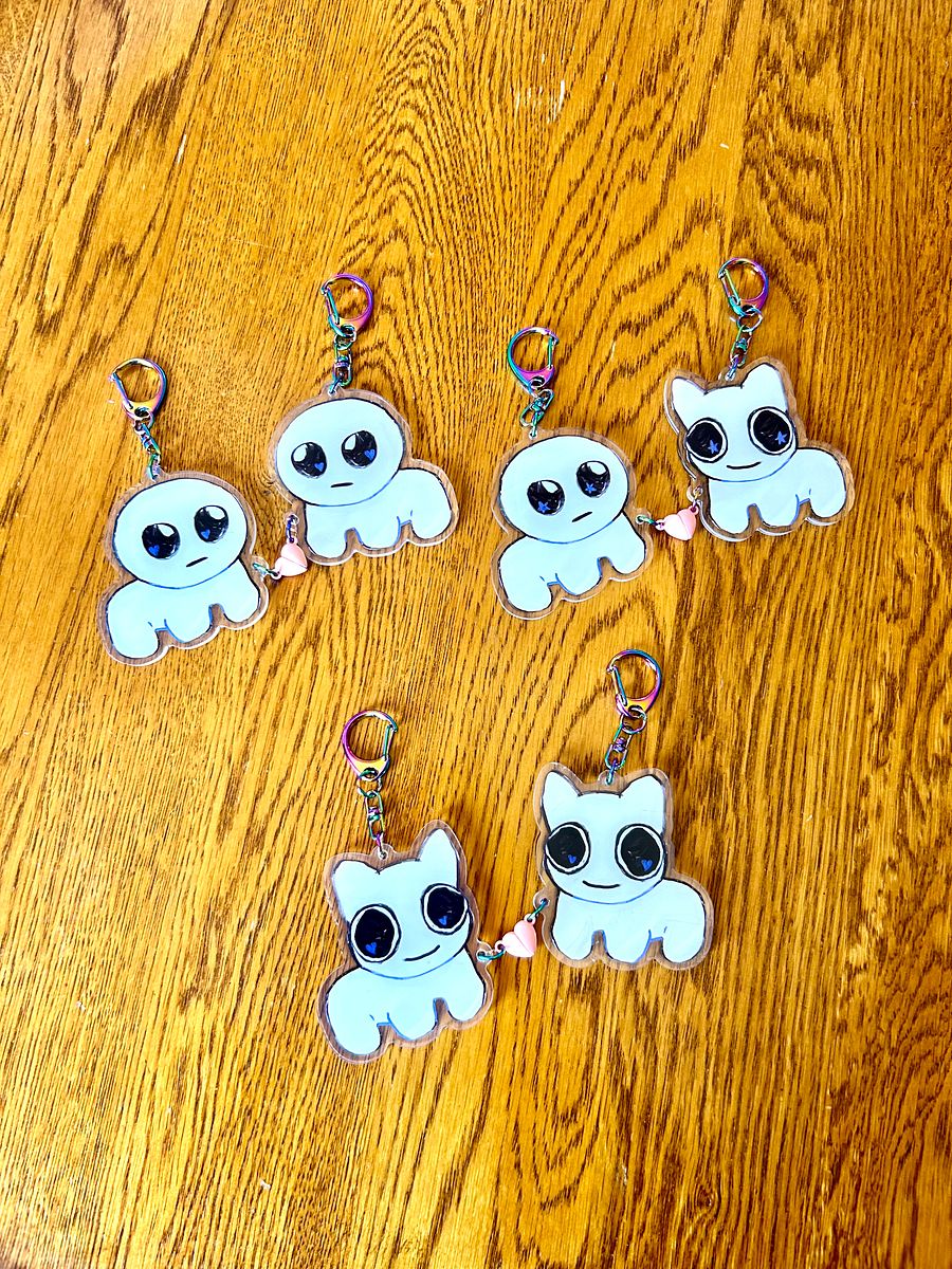 TBH/BTW Creature Magnetic Heart Keychains product image (2)