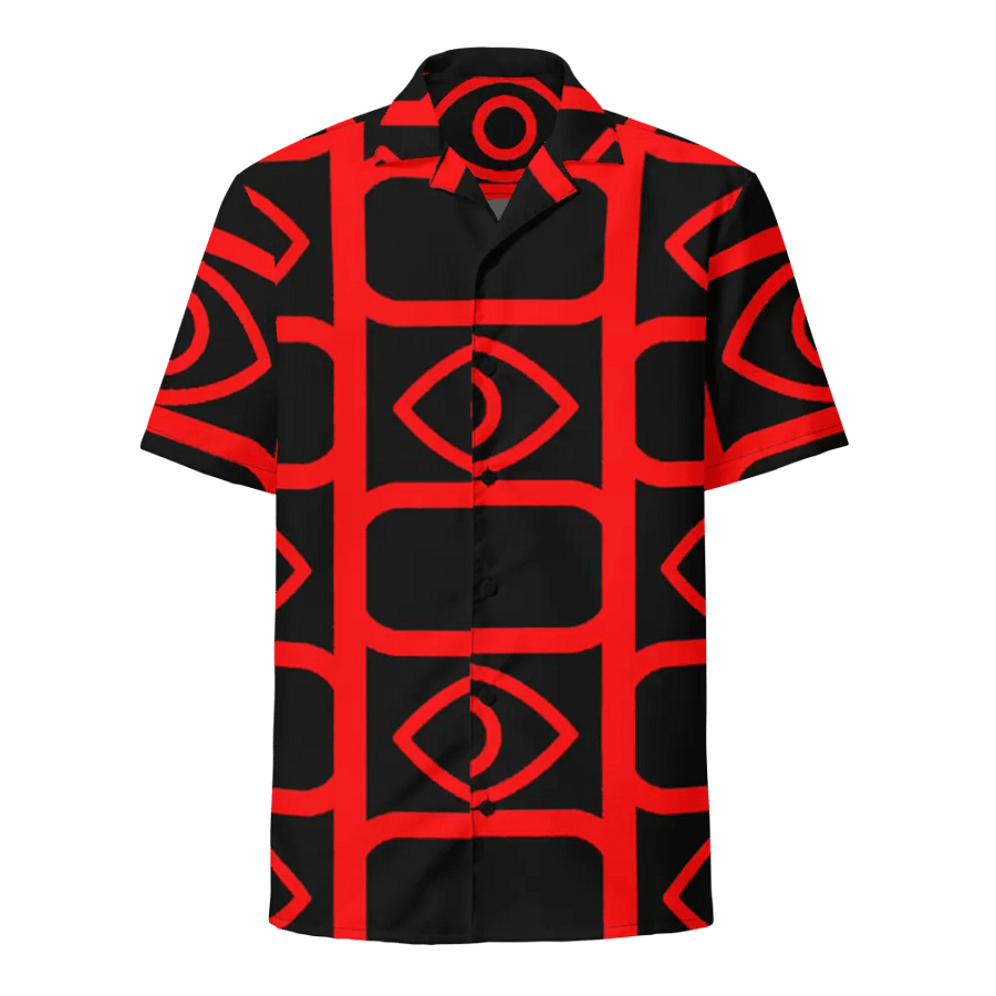 EyeSeeThru Logo Pattern Hawaiian Shirt product image (3)