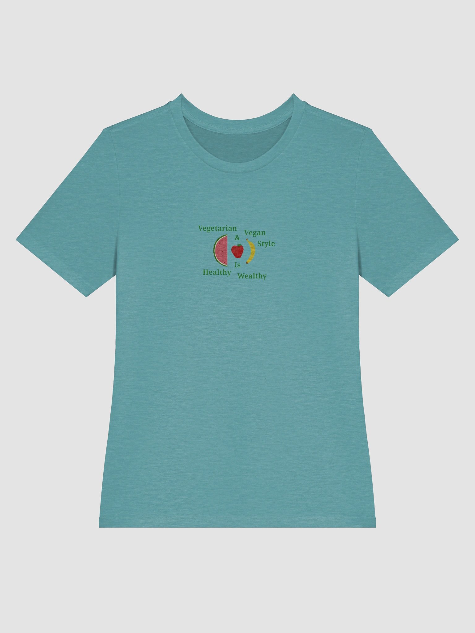 Healthy & Wealthy Veggie Style Women's T-Shirt product image (3)