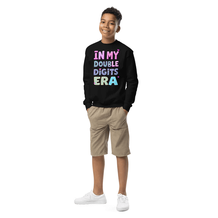 In My Double Digits Era - 10th Birthday T-Shirt for Kids & Tweens Sweatshirt product image (1)
