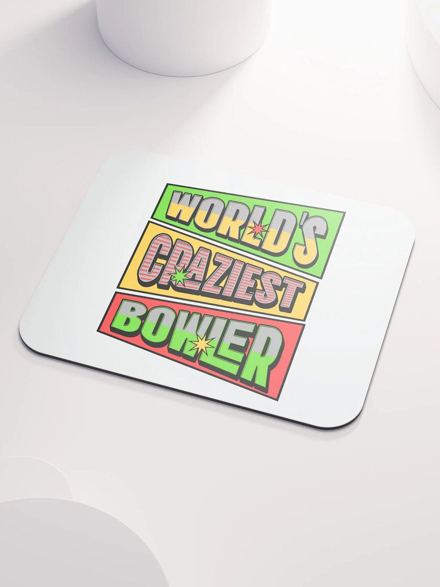 Worlds Craziest Bowler Playful Mouse Pad product image (3)