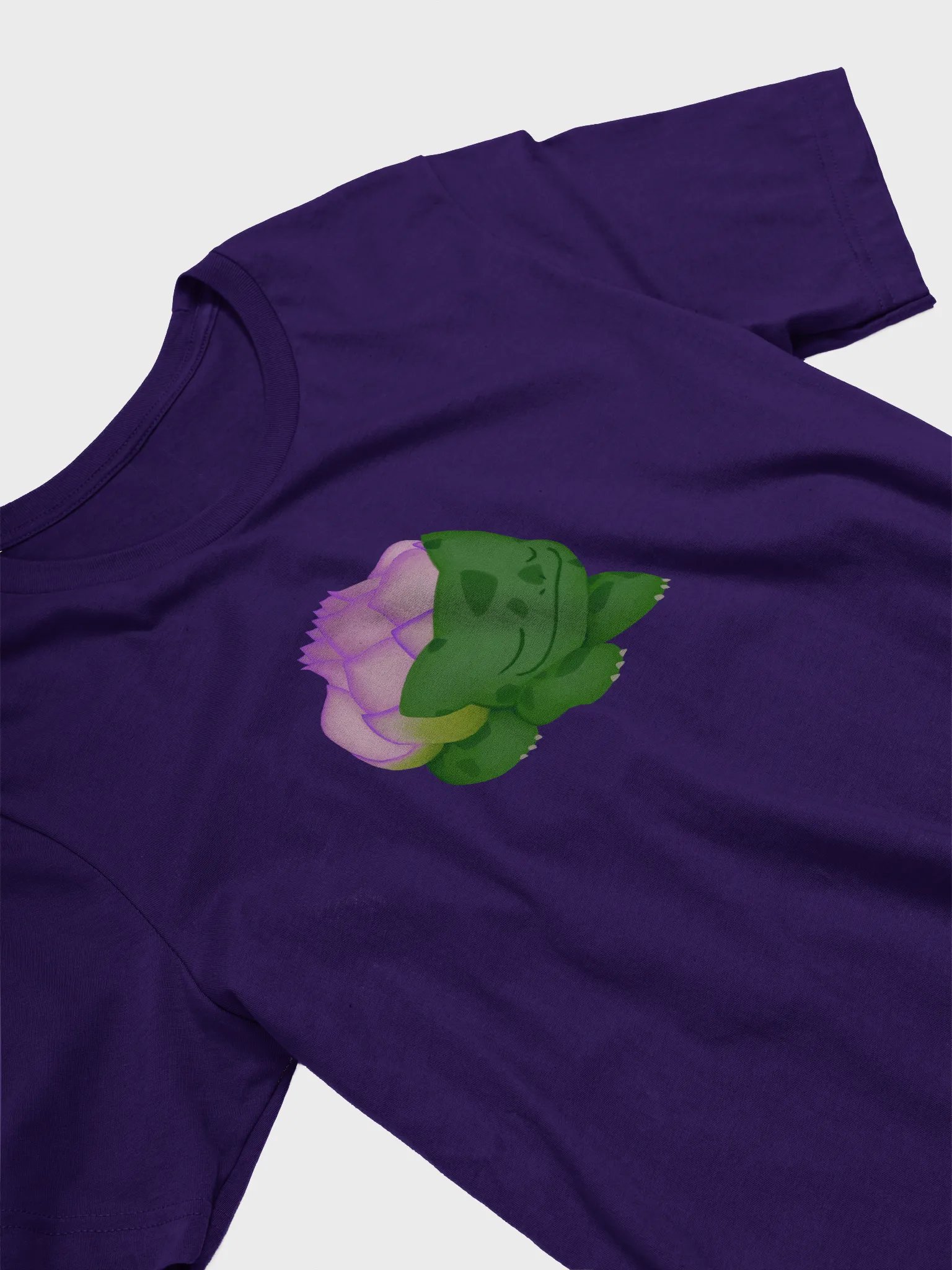 Lotus Frog T-Shirt (Purple) product image (3)