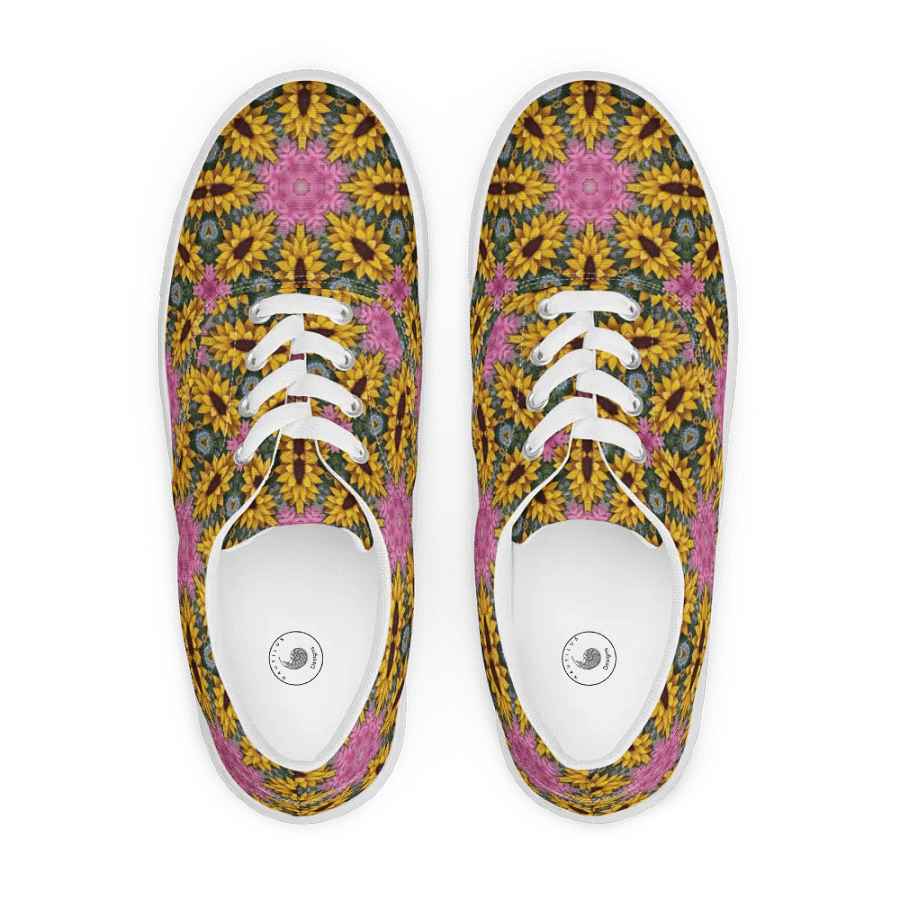 Floral Kaleidoscope Lace-Up Shoes product image (4)