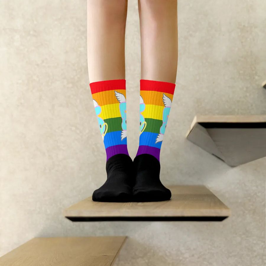Light's Glitched Socks (Alphabet Mafia Edition) product image (3)