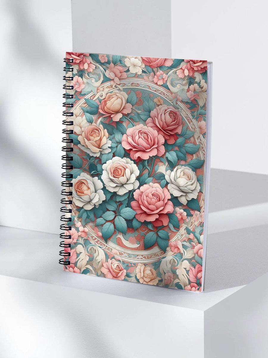 Royal Floral Spiral Notebook product image (4)