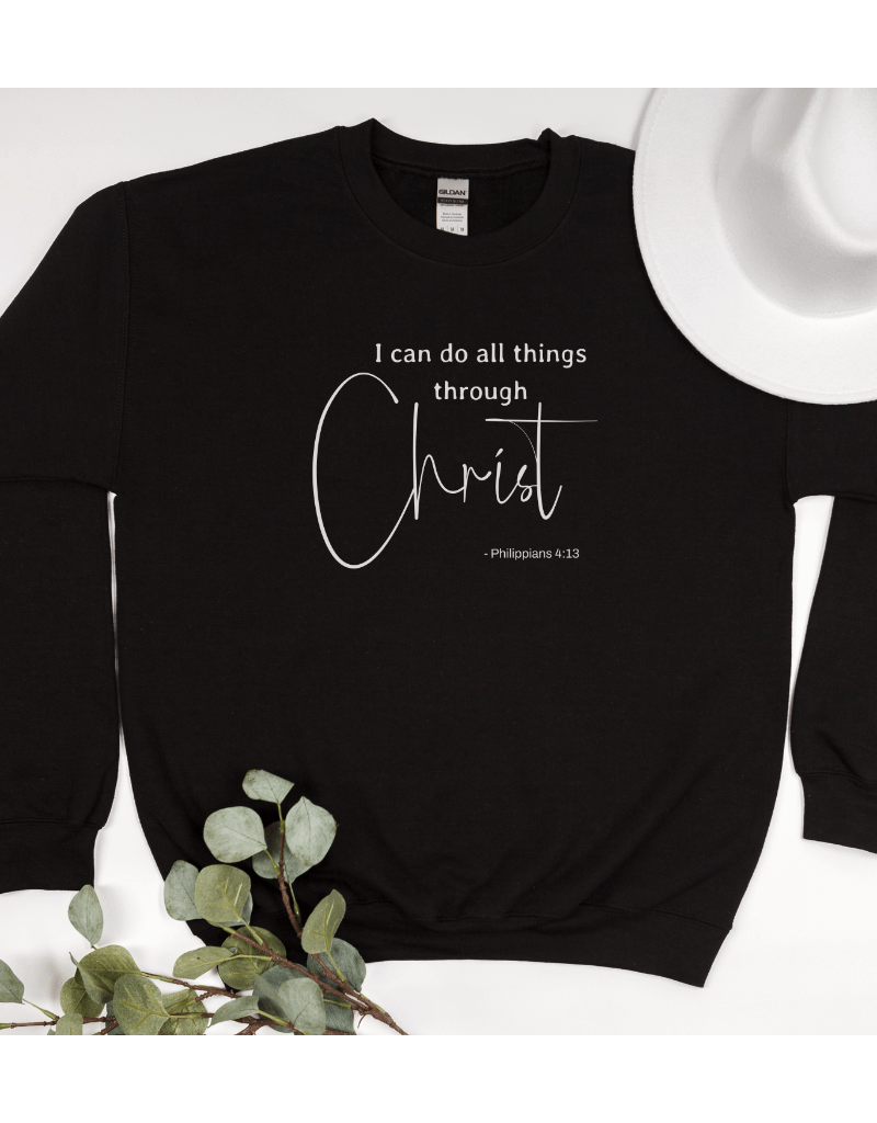 Christian Sweatshirt Philippians 4:13 I Can Do All Things product image (3)