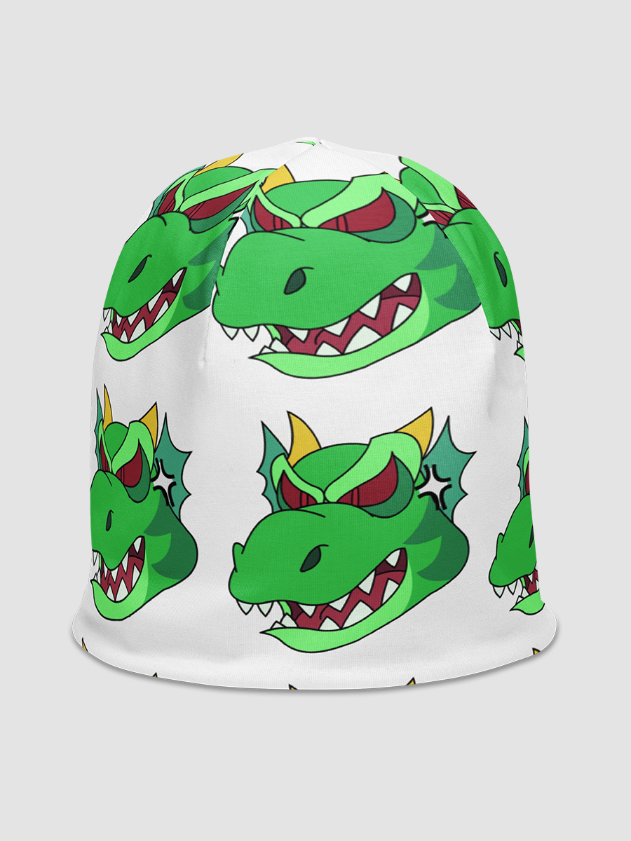 Lotta Angry Green Dragon All-Over Print Beanie product image (3)