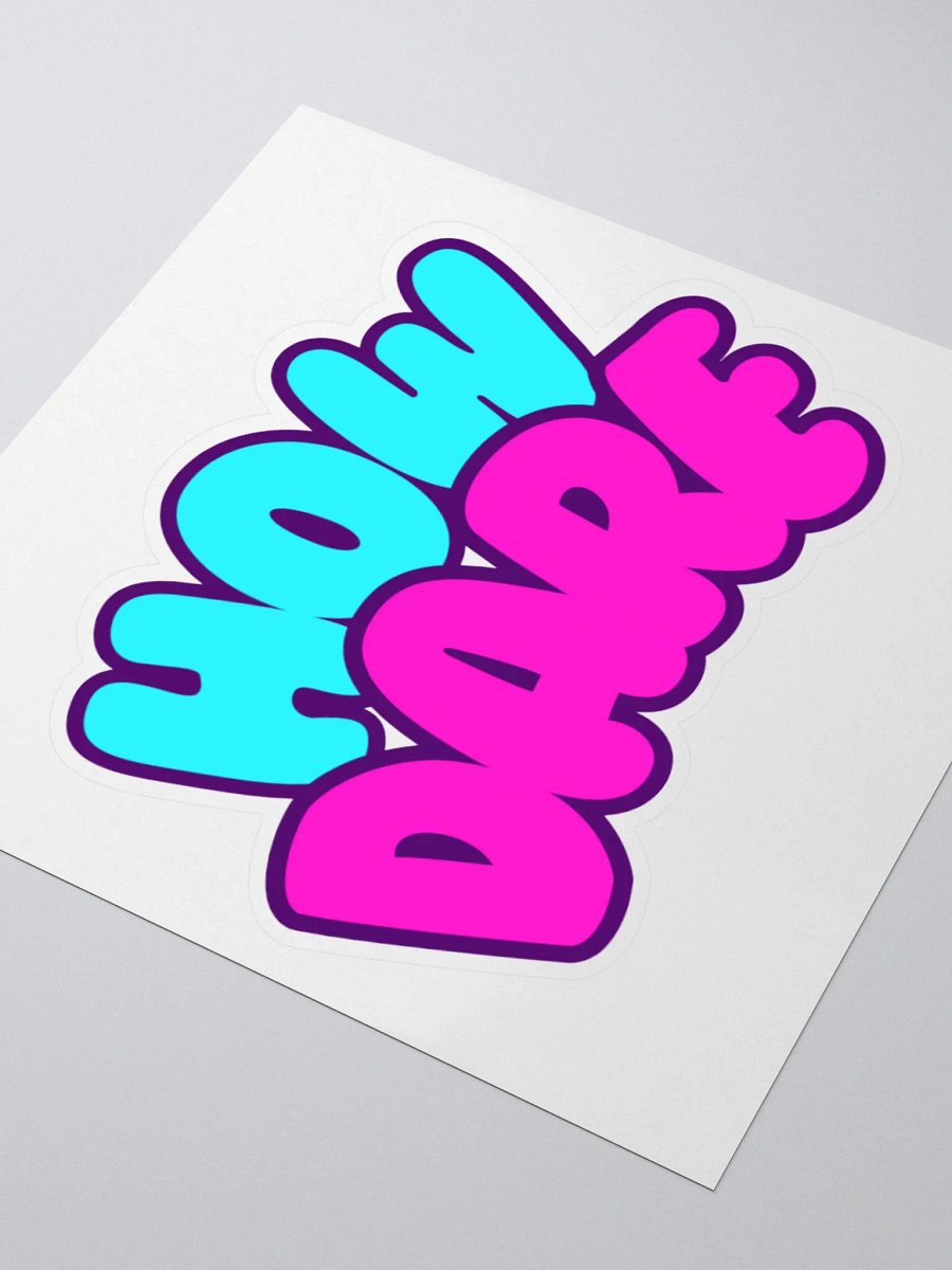 HOW DARE Bubble Sticker product image (3)
