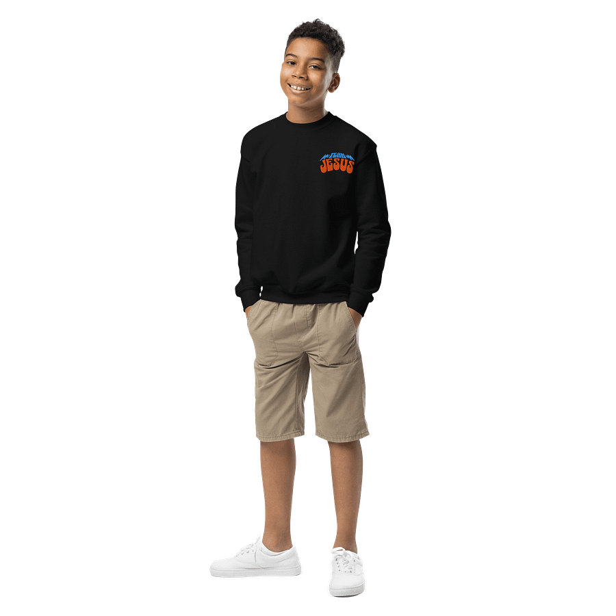Embroidered Electric Faith Youth Sweatshirt product image (3)
