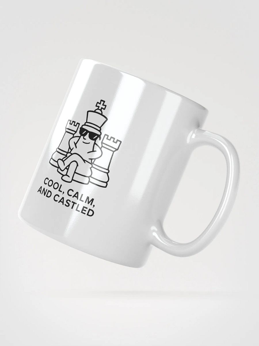 Cool, Calm, and Castled - White Glossy Mug product image (2)
