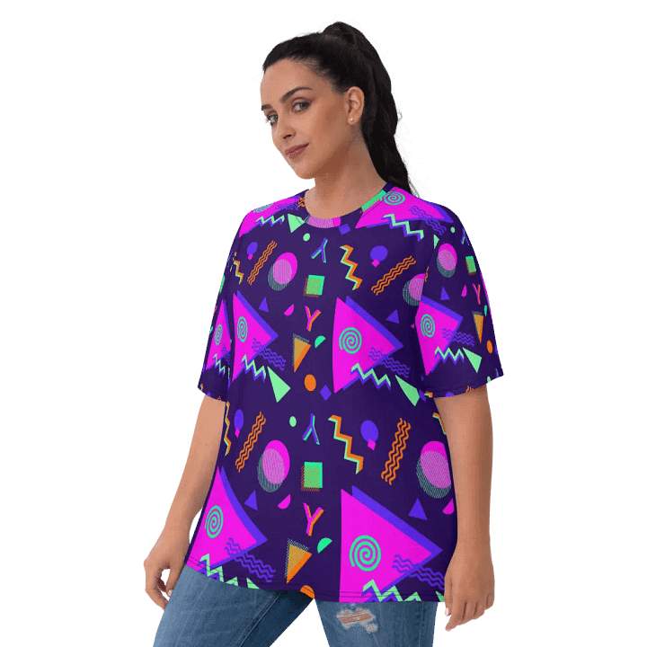 Arcade Dreams Full Print Women's Crew Neck Shirt product image (2)