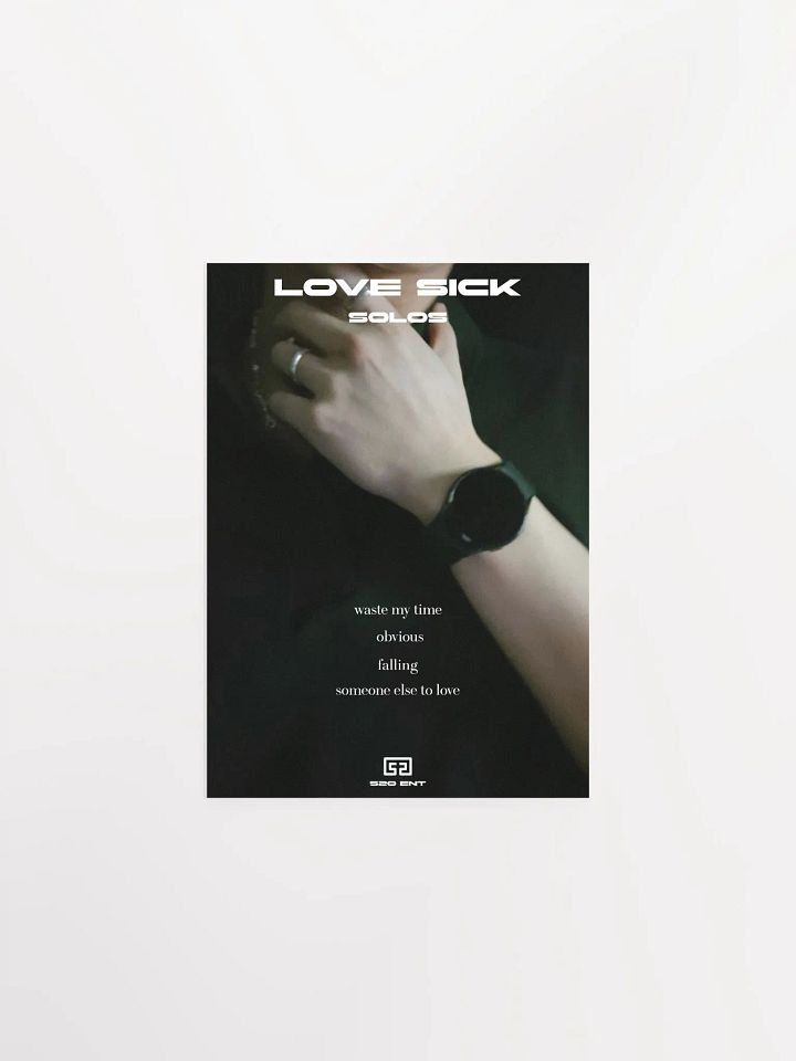 LOVE SICK ALBUM Poster Art product image (3)