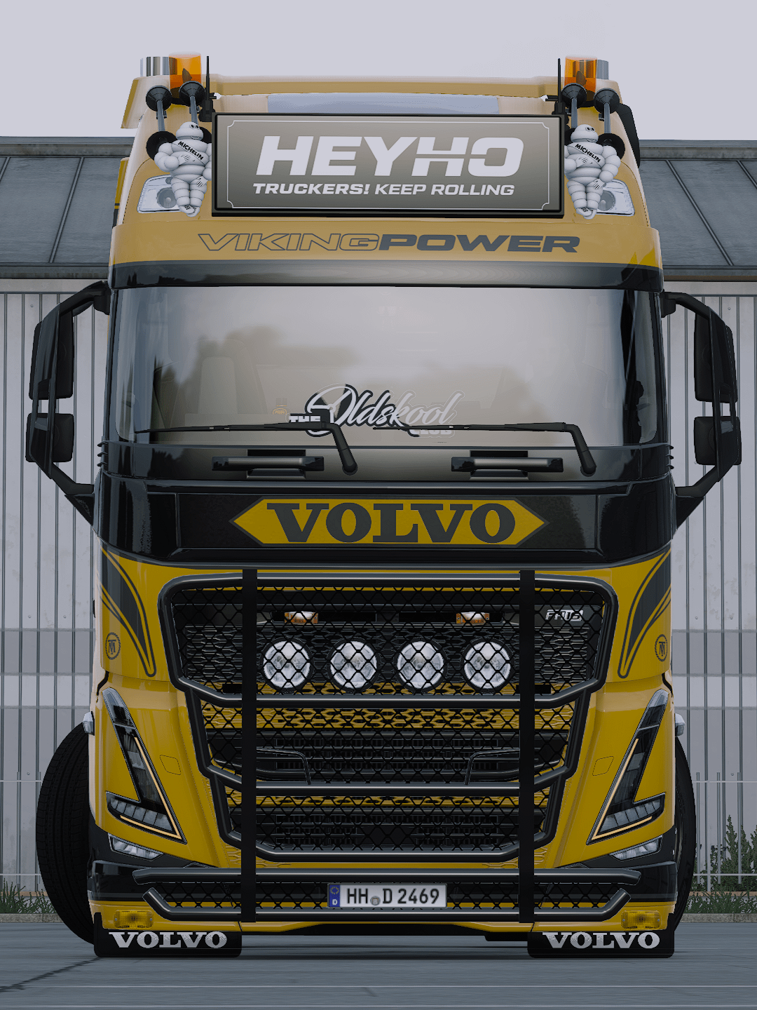 ETS2 TM Volvo FH4 FH5 FH6 Aero (SCS) + Trailer Schmitz S.KO COOL & Cargobull Multicolor Skin Pack product image (7)