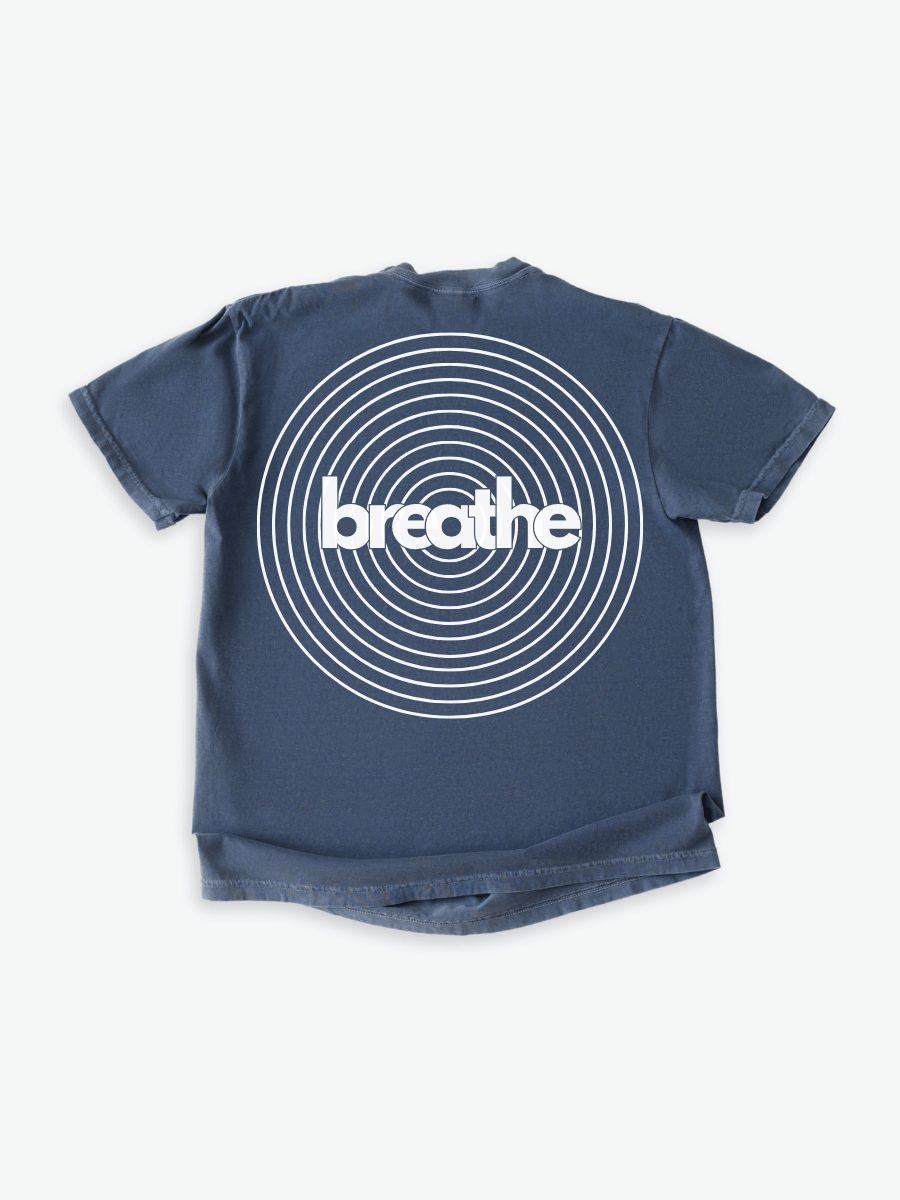 Blue Door BREATHE Tee Shirt - Blue Door Life Philosophy Collection - Soft-Washed Garment-Dyed Fabric - San Diego Made - Menswear Top Bubble Classic Relaxed Fit Cotton Streetwear product image (5)