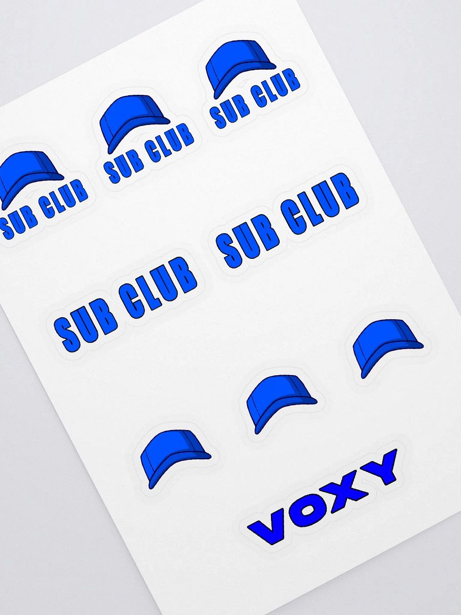 SUB CLUB Sticker Sheet product image (1)