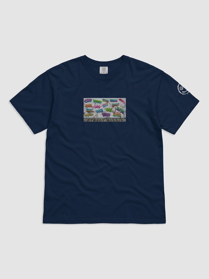 Steady Moddin graffiti wall tee product image (3)