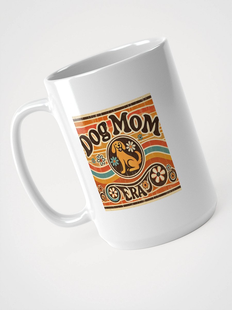 Groovy Dog Mom Era White Glossy Mug product image (3)