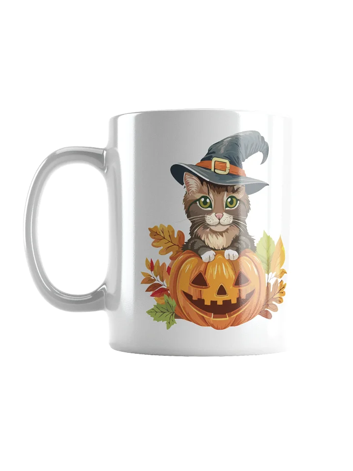 Powered by Coffee & Cat Magic” Halloween Mug product image (1)