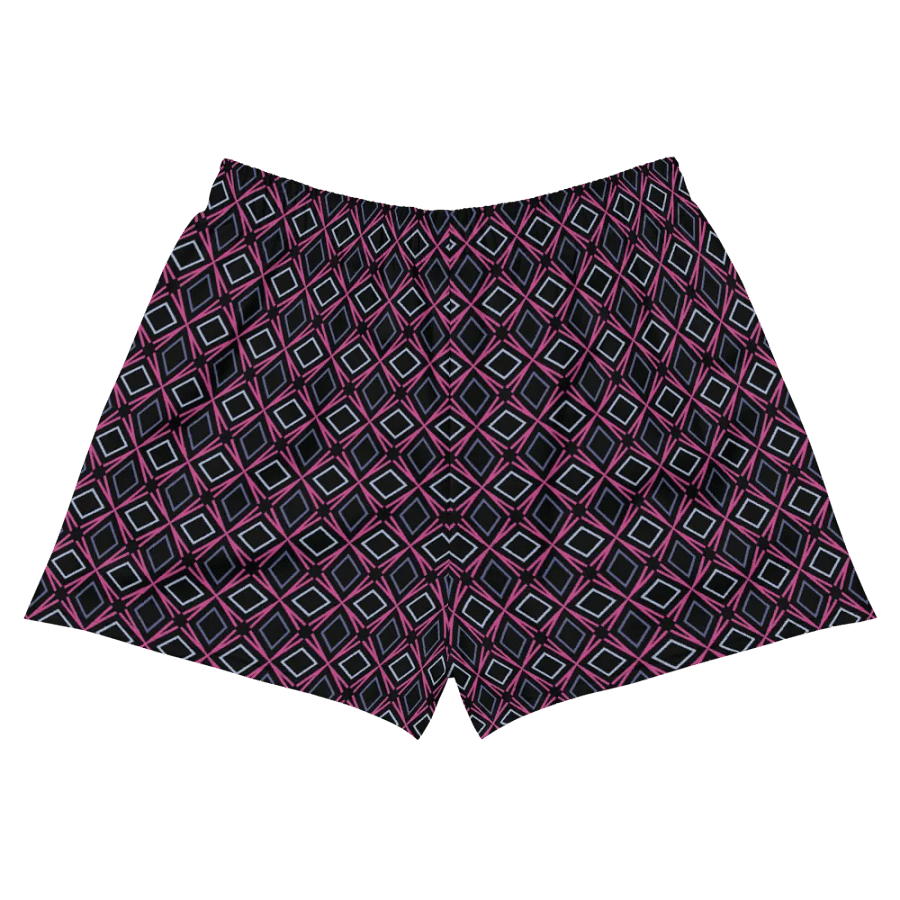 Geometric Illusion All Over Print Unisex Athletic Short Shorts product image (3)