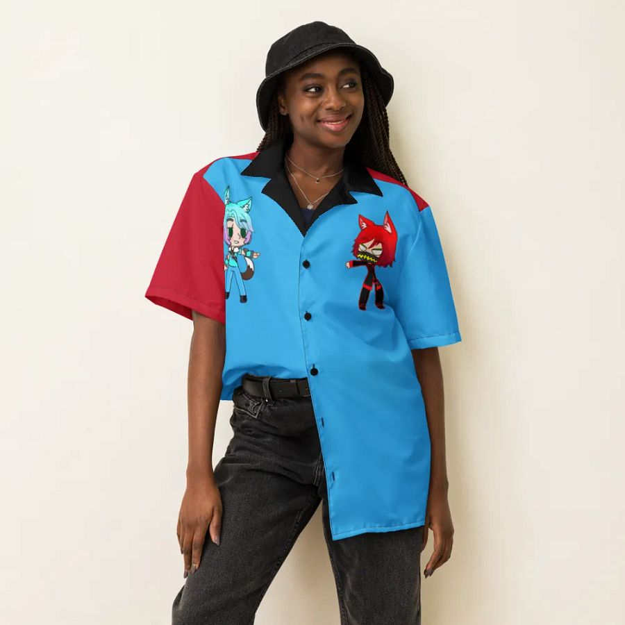 AMP-TWK VS The Fire King - Unisex Button-Up Shirt product image (6)