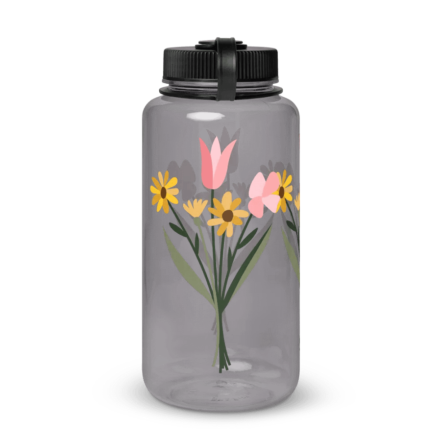 Blossom Burst Wide Mouth Water Bottle product image (4)