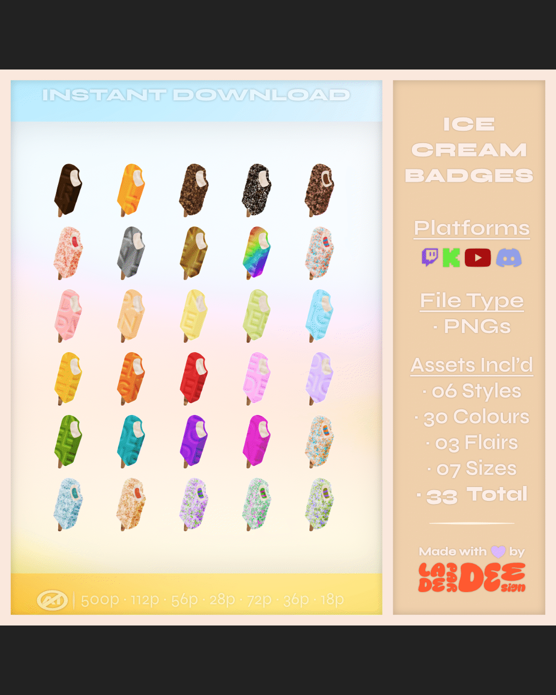 Ice Cream Badges product image (1)