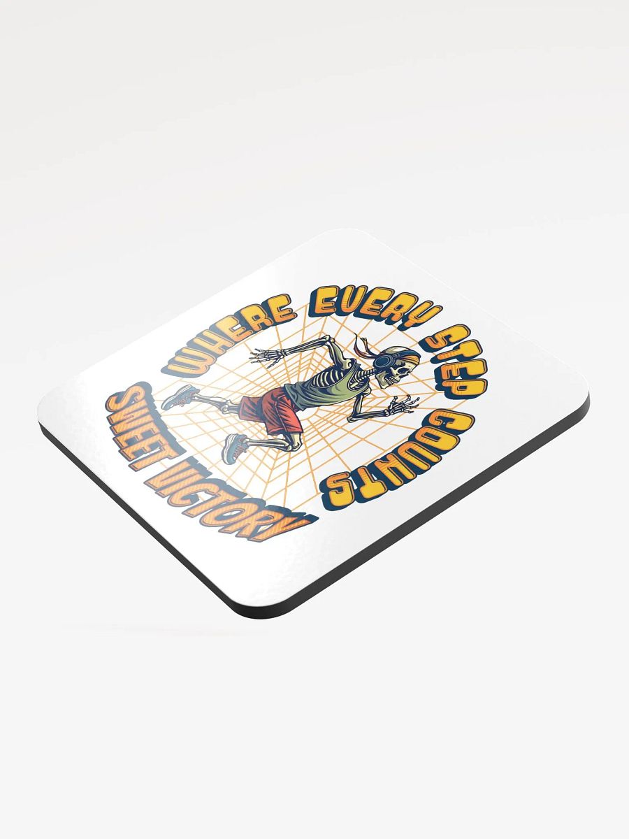 Where Every Step Counts Sweet Victory Runner Skeleton Cork Coaster product image (4)
