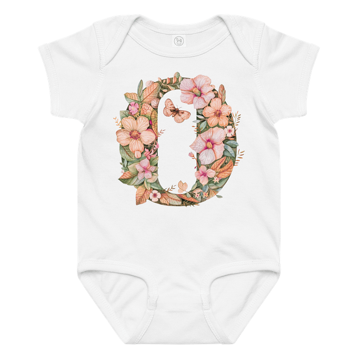 Floral 'O' Baby Bodysuit product image (1)