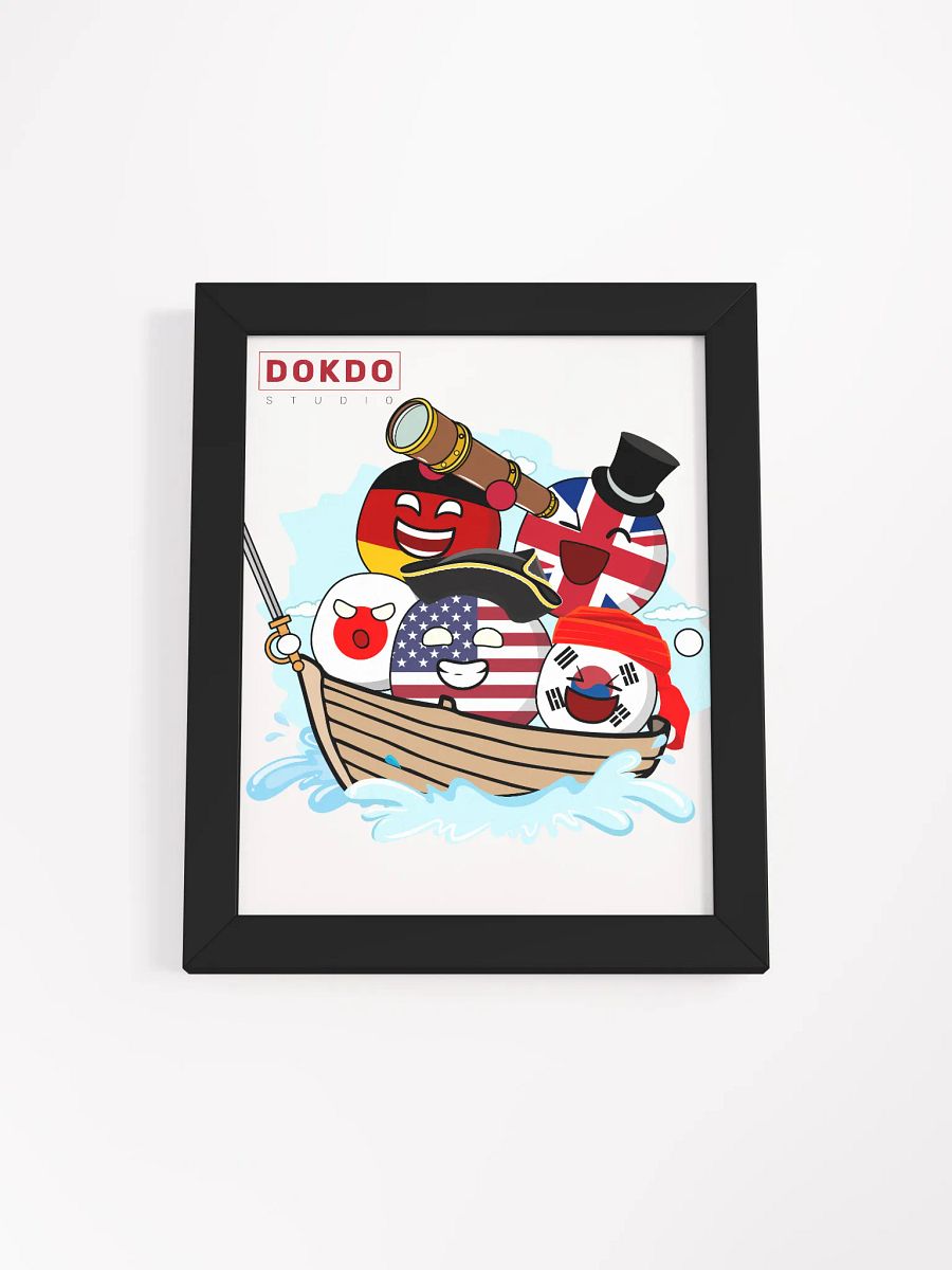 Countryball Framed High-Quality Matte Poster (in) product image (17)
