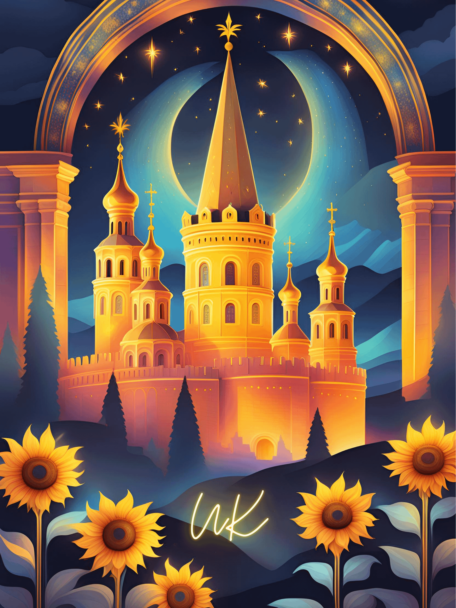 UK "Freedom Rising" Unique iPhone Wallpapers Inspired by Ukrainian History product image (2)